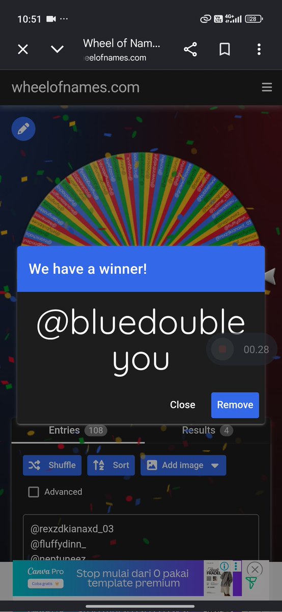 kamustuff's tweet photo. Congrats buat @bluedoubleyou 🥳🥳

Ayo di claim hadiah nyaaa 1 x 24 jam. Boleh DM kami yaaa
Besok bisa langsung co 6.6 yaaa. https://t.co/iyAU0CRwxF