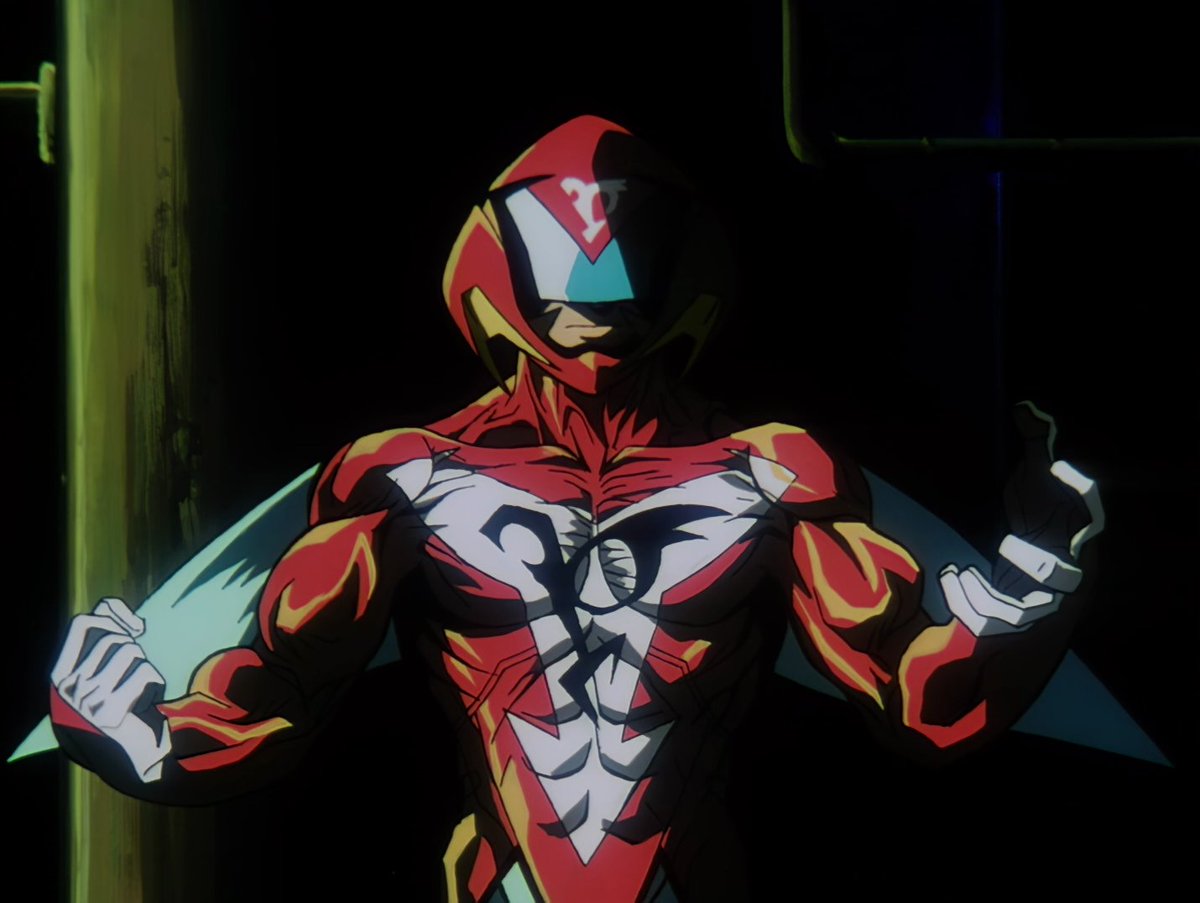 THEAnimeHERO's tweet photo. It dawned on me that Hurricane Polymar would've been a viable anime pick for a guest character in SF6. Aside from being a martial artist, this can tie things back to Tatsunoko Vs Capcom. Right images are from the 1996 OVA. https://t.co/p1b2gaAu5Y