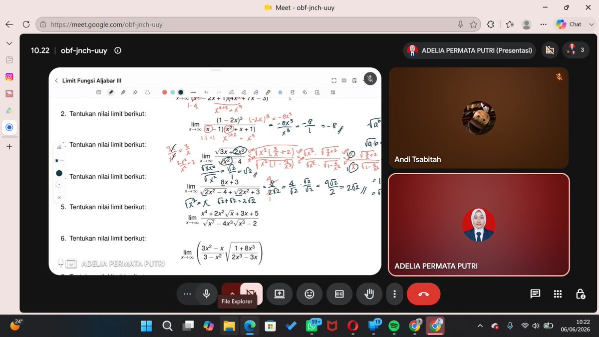 notesbyadel's tweet photo. #testinba tutor mtk - limit fungsi kelas 11 https://t.co/CbWzsIwthW