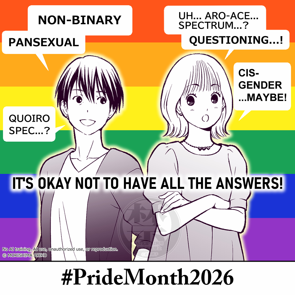 akicocotto's tweet photo. Happy Pride from Tokyo!🏳️‍🌈🏳️‍⚧️✨
There are many ways to be!
 It's okay not to have all the answers!
#TRP
#TokyoPride2026
#PrideMonth https://t.co/W3a0cGDN8w
