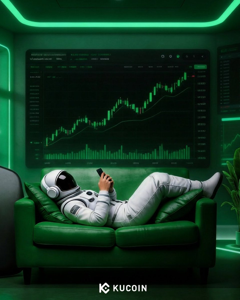 kucoincom's tweet photo. Volatility hits differently when you're positioned right. 😌 https://t.co/0SsQqEbcPJ