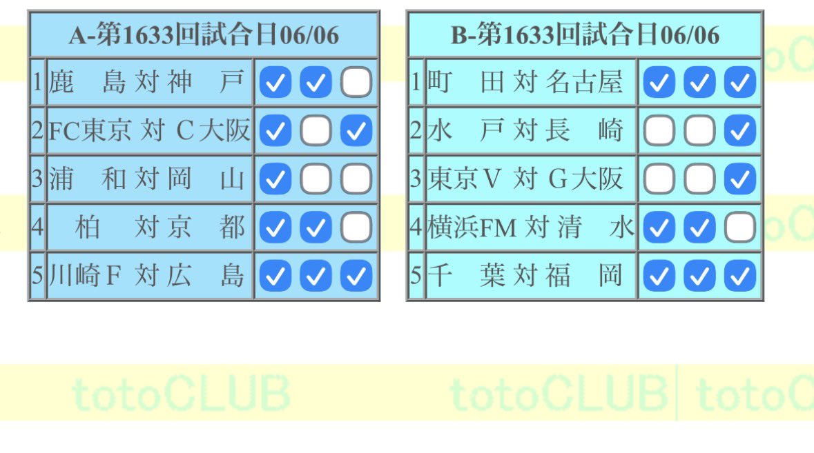toto_ro2026's tweet photo. 第1633回予想
#toto予想 #Jリーグ #BIG #toto #minitoto #GOAL3 #DAZN #WINNER #MEGABIG https://t.co/bnlxaRb8Av