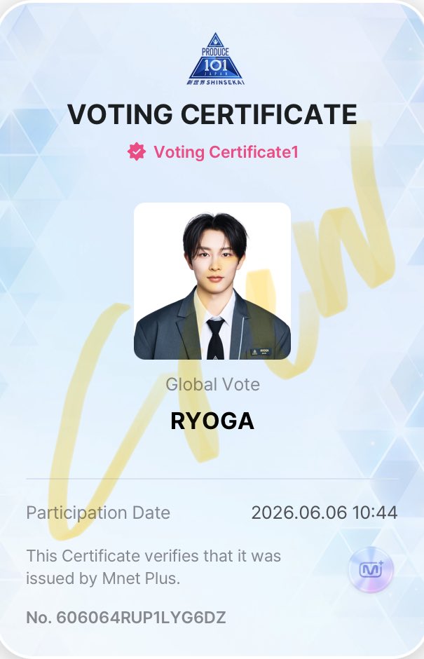KickFlip_Crew's tweet photo. [📢] VOTING COLLABORATION: LIVE VOTE

Weflip, remember to vote for Ryoga on the Mnet Plus app for Produce 101 Japan! Today votes will be only until 14.10 KST/JST time! 
🚨 Live Vote: June 6
🗳 1 vote per day

Upload your proofs with watermark here
🔗 https://t.co/kUmYM44Jg3

Each vote will be returned by Ryoga's team. They will vote for KickFlip in the final round kf KM Chart Awards: Global Rising Star! Let's get those wins together 🏆