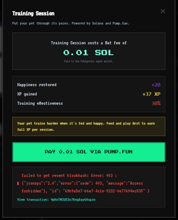 PokegotchiSOL's tweet photo. These are a few examples of some of the errors I'm fixing currently: https://t.co/UedHHtuabF