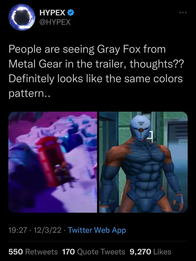RedFoxMGS tweet picture