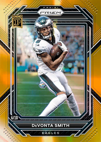 paninitracker's tweet photo. 🏈 DeVonta Smith #6/10 SOLD for $200.00 (0.13 ETH)
2022 Panini NFT Prizm Football · Base Prizm Gold
Buyer: RaspySlabs 👤 https://t.co/akZr3QocIK
See more #DevontaSmith for sale 👉 https://t.co/wmylvQfMHQ
#whodoyoucollect #nft #PaniniNFT #PaniniBlockchain https://t.co/HNmrj9ru5v