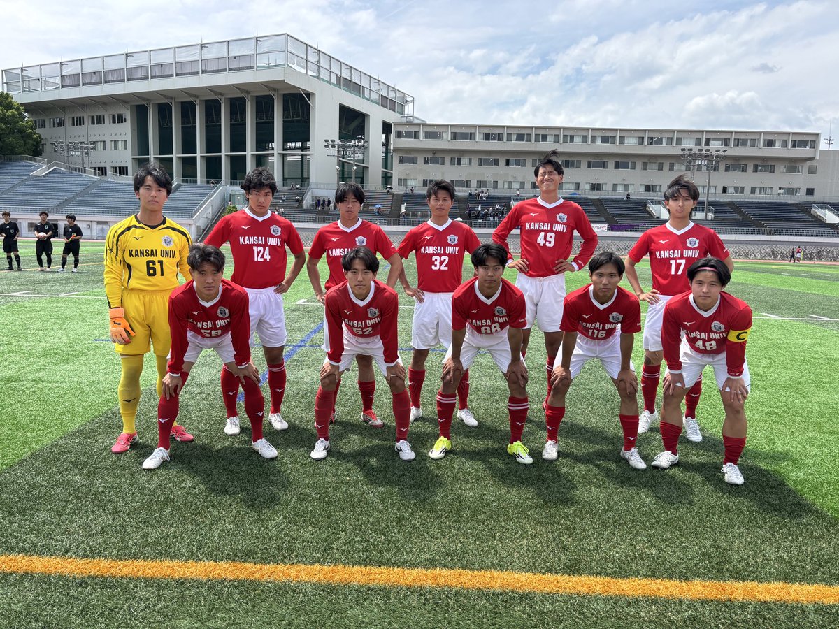 kufc2011's tweet photo. Iリーグ2026【関西】Division.1 Cブロック 前期第8節 
関大ULTRAS vs 大阪学院大学③
13:15ko @関西大学中央グラウンド

スターティングメンバー
笹木 土井 川口 横��� 安田 池田 久保田 近藤 林拓 権田 日笠

サブ
三木 茂田 足立 山下 菅井 佐伯 伊藤 溝口 河野

試合速報→@kandainow https://t.co/dNZ2T7XDgH