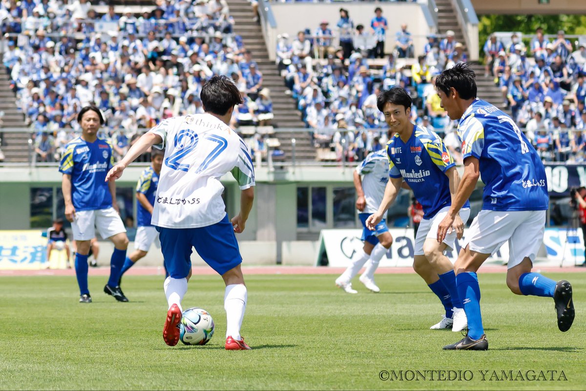 thinkA2014's tweet photo. 南選手も楽しそう😊
#montedio
#30周年レジェンドマッチ https://t.co/HWqM9qBgkF