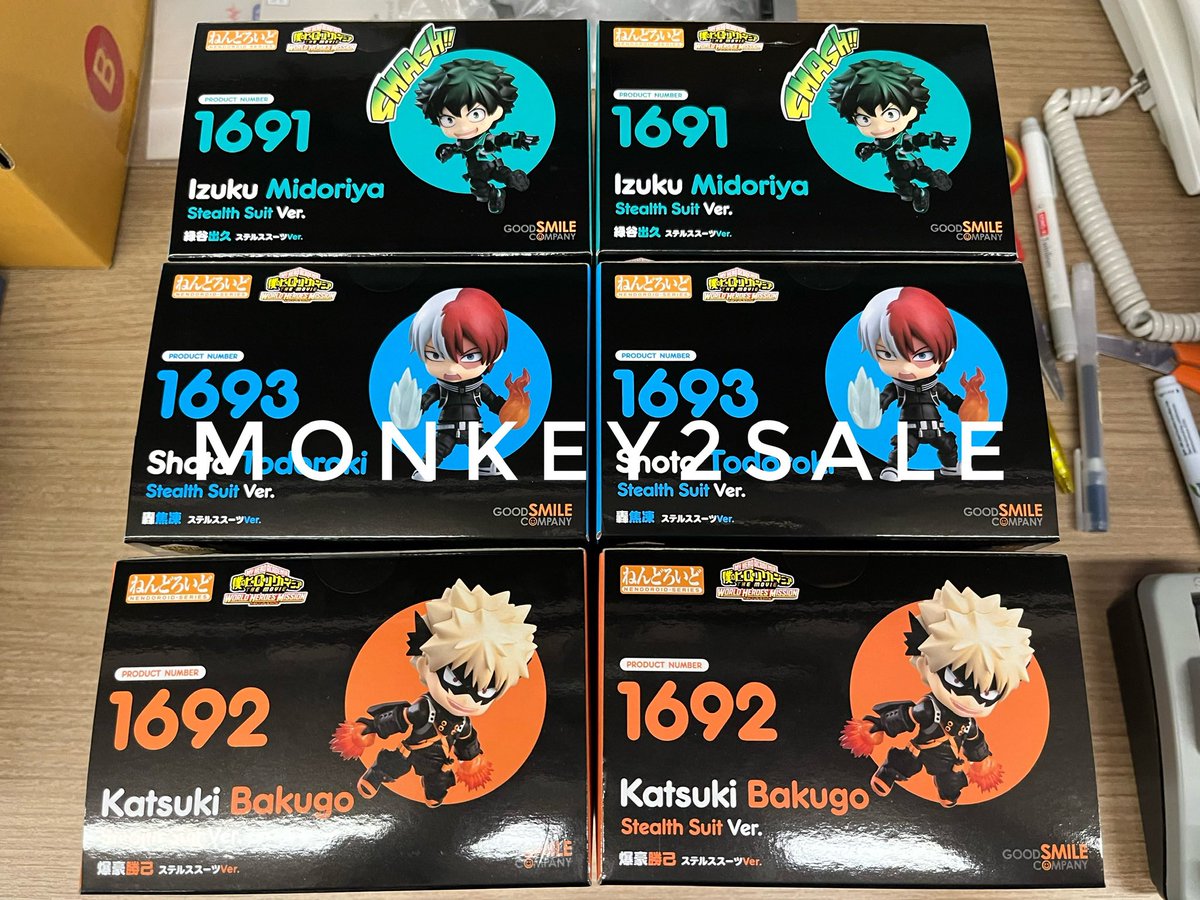monkeywan123's tweet photo. พร้อมส่ง+ส่งฟรี✅
nendoroid ด๋อยมือ1 กล่องคม 
สูท มูฟวี่ Stealth Suit Ver. 
โชโตะ1693 1000
คัตจัง1692 1000
เดกุ1691 1000
ด๋อย คัตจัง หน้าหนาว 1500

#ตลาดนัดMHA  #ตลาดนัดมายฮีโร่ #ตลาดนัดยูเอ #ตลาดนัดUA #ตลาดนัดมฮร #ตลาดนัดmyhero I’m https://t.co/3p7ZH8wQwV