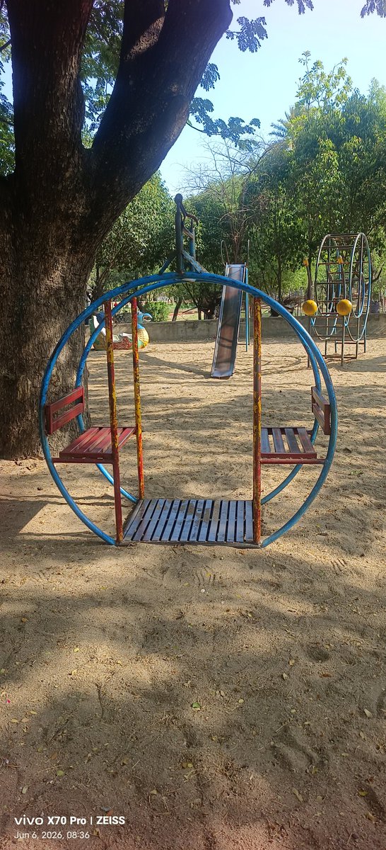 RamagiriHari's tweet photo. Where do kids play?Our colony play areas are blocked by cars &amp; commercial encroachments.Even when we take them to Indira Park, the play equipment is broken &amp; disappointing! @GHMCOnline @ZC_Secunderabad Please restore our neighborhood playgrounds! #HyderabadKids #PlaygroundSafety https://t.co/4D0naSmnvb