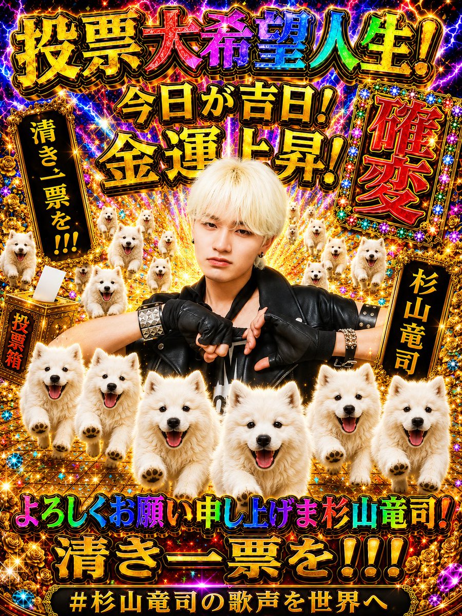 SLu1030's tweet photo. @shiondayo083 検索より失礼いたします🙇‍♀️
#杉山竜司 くんにどうか投票及びお力添えをいただけないでしょうか🥲
ダンス中も安定的な高音メボはグループに絶対的に必要と考えており、現在恐らく危険な順位でありますので、お目に留まられましたら、ぜひご投票の程お願い申し上げます🙂‍↕️🌠 #杉山竜司の歌声を世界へ https://t.co/m5wgjjZKBH