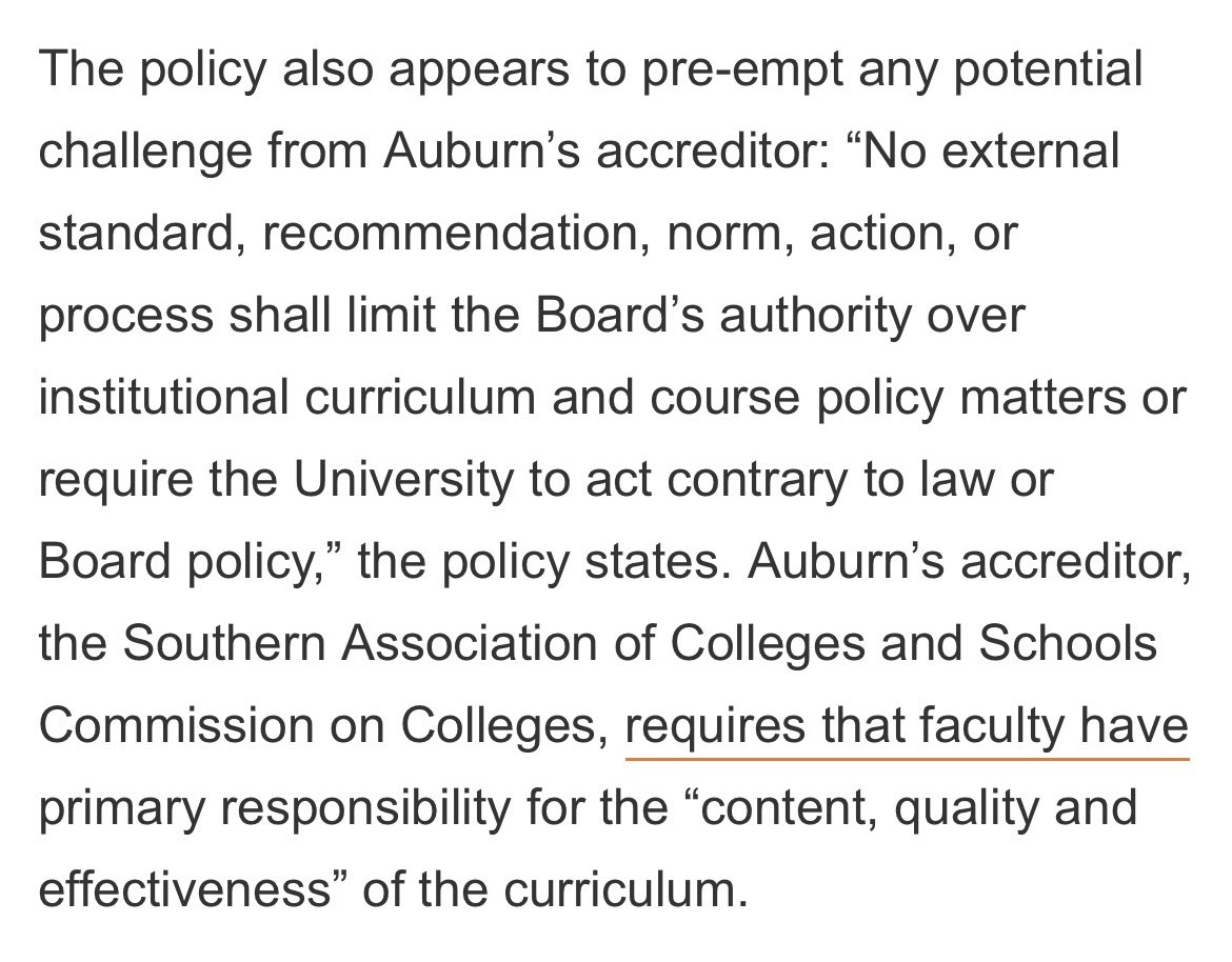 AaronBrianDavis's tweet photo. *attempts to pre-empt

If SACS rolls over here then what credibility will they really have as an accreditor? https://t.co/hq5N38IfTS