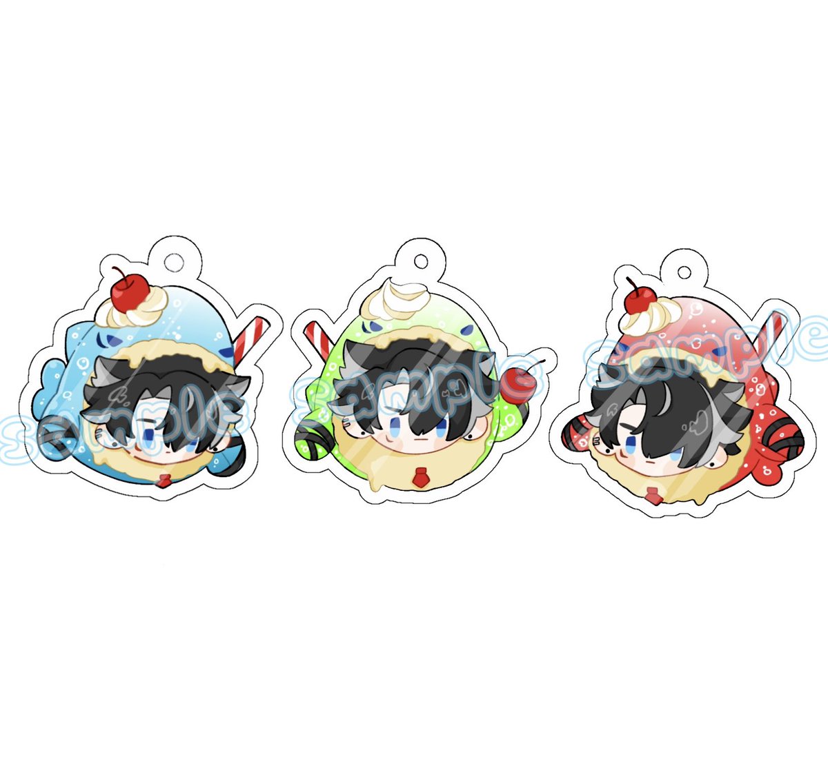 mochifont's tweet photo. あとノベルティにこんな感じの🦈のちっちゃいアクキーつくります🫧 https://t.co/nQVMXfgKbN