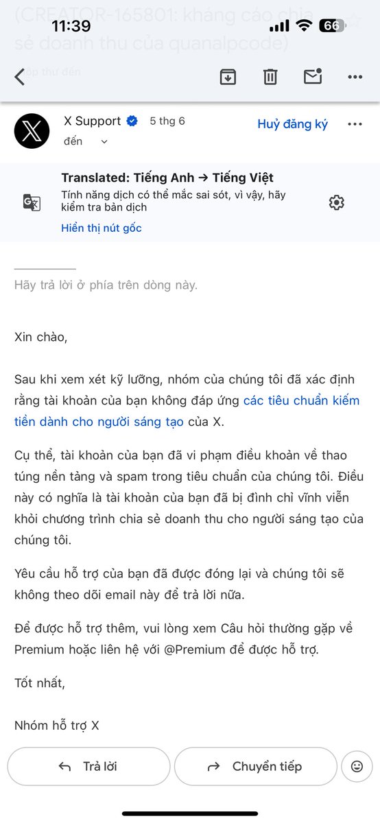 quanalpcode's tweet photo. Mọi người nhận mail pay ầm ầm còn mình thì cũng nhận mail nhưng nó lạ lắm https://t.co/HlXCTEIcFc
