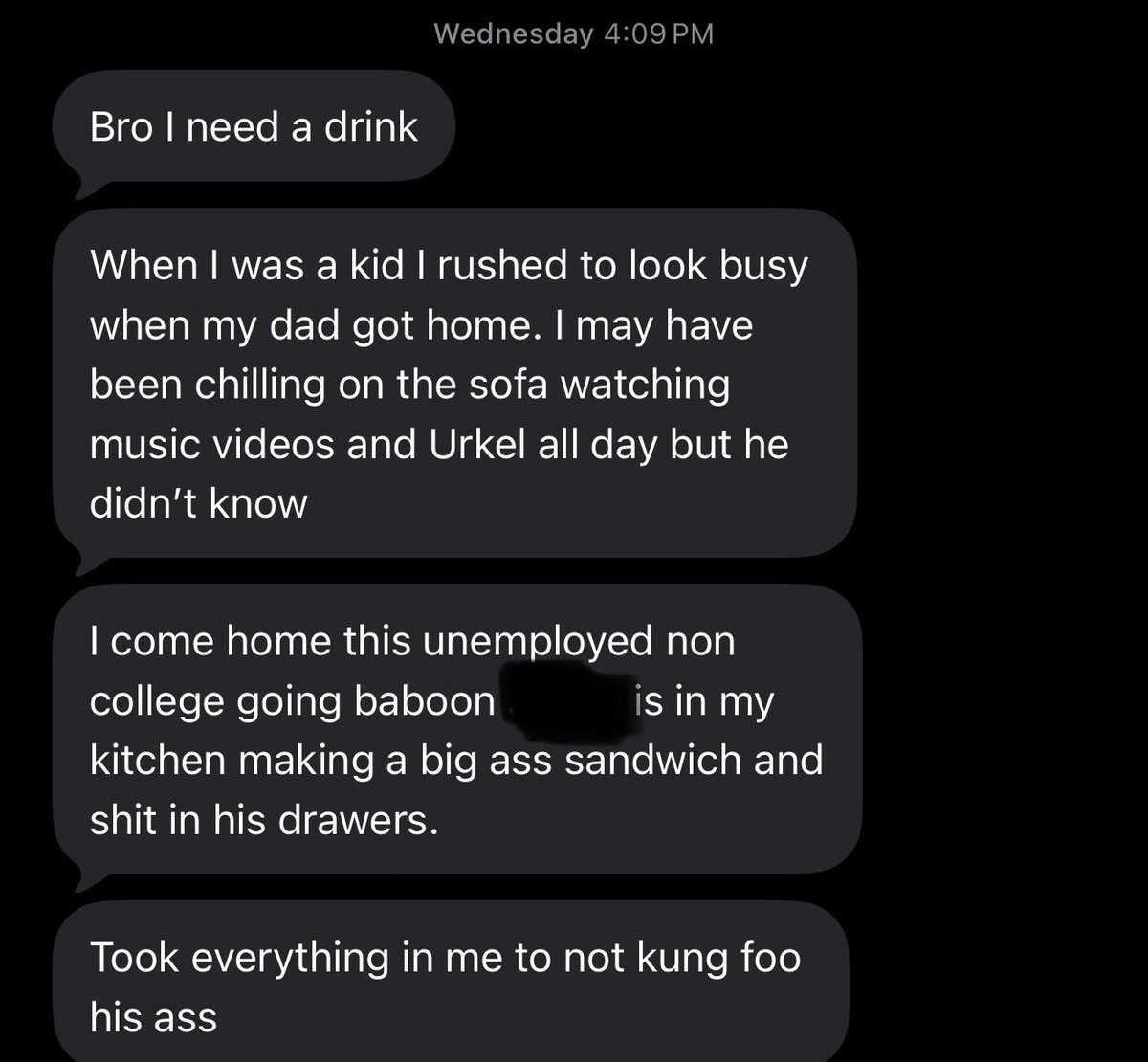 zachwhite's tweet photo. @roywoodjr Real text from my homeboy this week. https://t.co/kfiP5Ym3tV