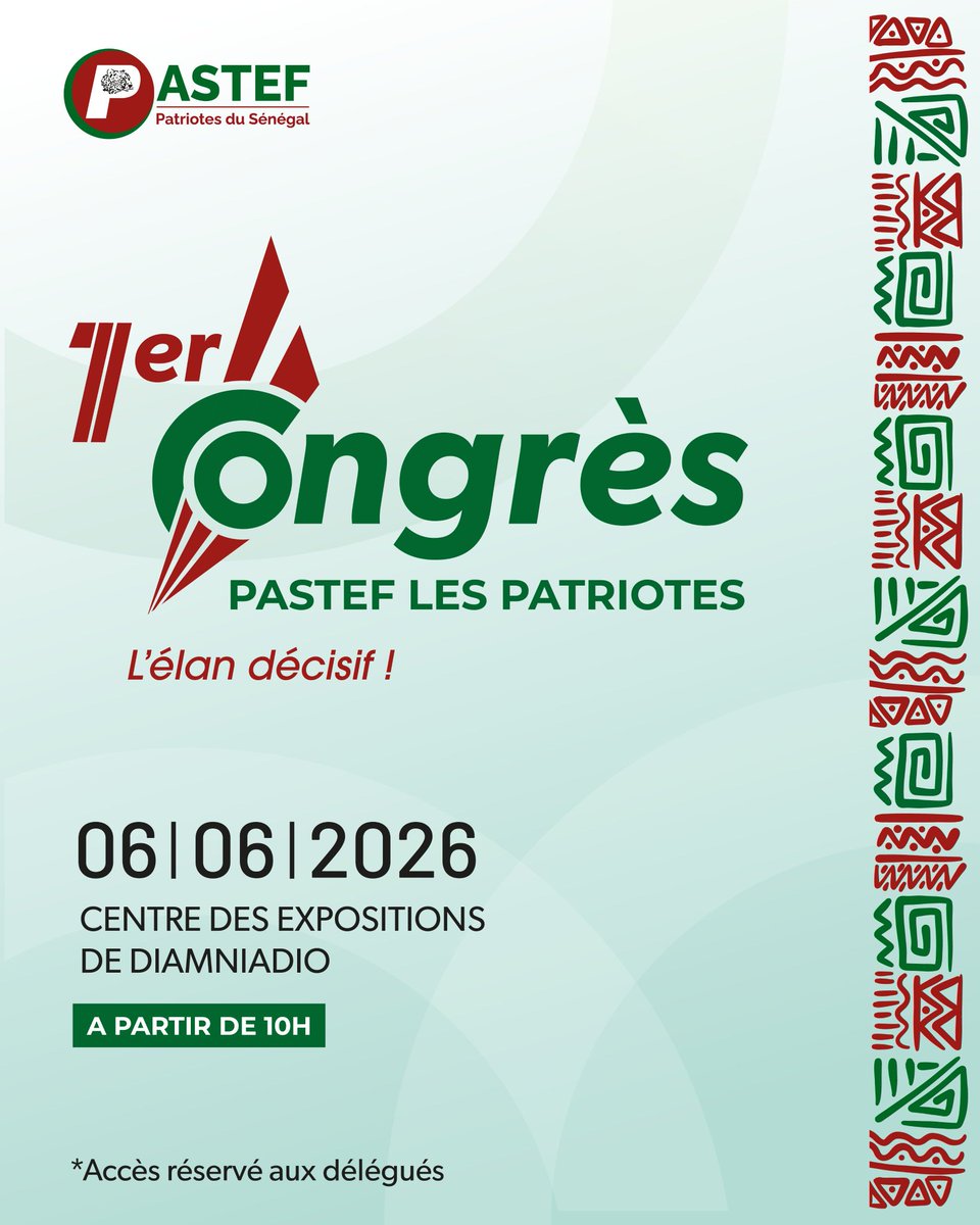 ASPeulh's tweet photo. @SonkoOfficiel  porte pour le Sénégal paix et prospérité
Avec un cœur sincère guidé par la fidélité
Que ce congrès, phare de dignité
Rassemble les Patriotes dans l’unité
Pour servir le peuple avec responsabilité
Et bâtir la souveraineté
🇸🇳🫶🏾 https://t.co/8Ijiz8FmLm