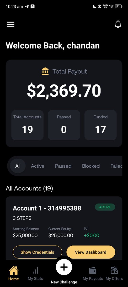 TruthTradi10341's tweet photo. 🚨 PROPFIRM EMPIRE × GOAT FUNDED 🚨

Just secured my new Goat Funded account and officially started a fresh journey.

🐐 $25K 3-Step Challenge

Now it's time to execute, stay disciplined, and trust the process.
@GoatFunded X @TruthTradi10341 
@EdwardXLreal X @GFFutures https://t.co/PGXFPWiZug