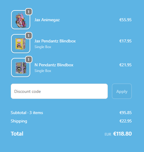 Scole_Player's tweet photo. Estará muy bien el merch pero diosito cómo que 23€ en envío? Alguien sabe de algún código de descuento para amenizar el costo de envío? 🫠

Y me lo ando pensando pero son 23€ en envio... https://t.co/5cRmu7ITAr