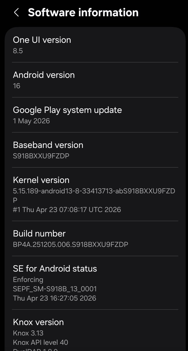 deekay_jain's tweet photo. @tarunvats33 My phone got blank after one UI 8.5 UPDATE. It took 5 hrs to rectify. https://t.co/SazPPjQdPI