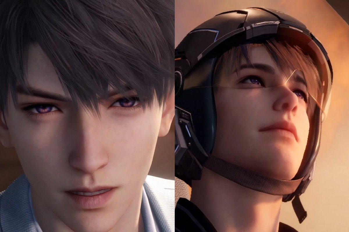 bluebeIIes's tweet photo. his cheeks are a bit fuller, his dark circles a bit lighter, his expression is a bit softer ... the difference just one year reunited with his most precious person can make 🥹 https://t.co/cb1MTf8OKS