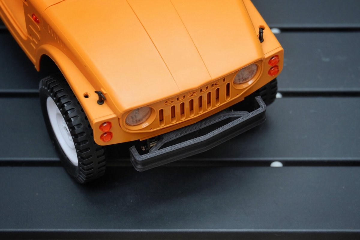 shun4tw's tweet photo. 【WPL C84 SJ10】ショートバンパー マットブラック
再出品しました！

#RAYWOOD
#BoomboxRC
#WPL
#SJ10
#C84
#jimny
#ラジコン

https://t.co/10oyaJUxsV https://t.co/aP70PVXPB2
