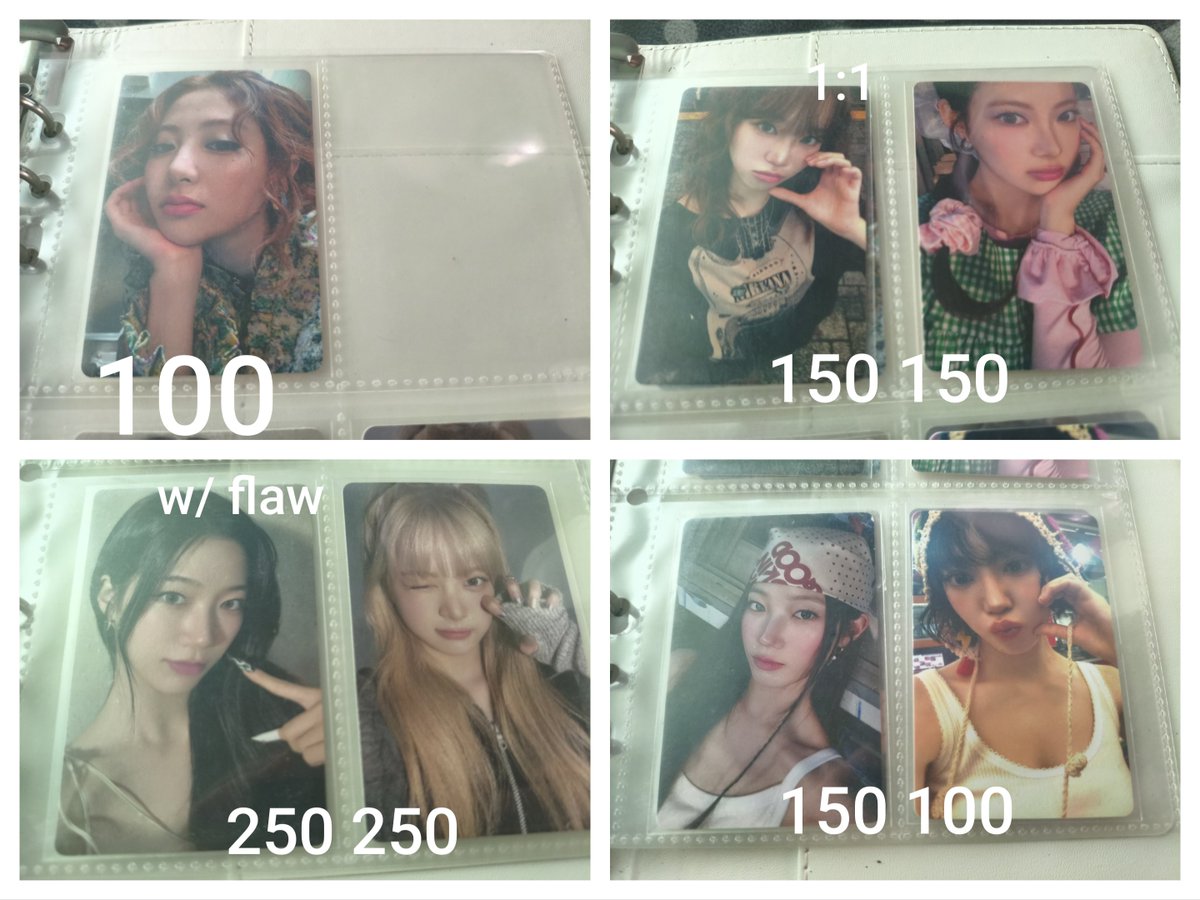 kimwinterbluu's tweet photo. WTS LFB GG PCS
groups: Aespa, Ive, Le sserafim
-PRICE in picture
-MOP: GCash, Maya
-MOD: JNT

t. ive revive switch empathy sg26 leeseo wony yujin aespa dirty work drama whiplash myworld karina winter ningning le sserafim mom's touch easy kazuha chaewon eunchae sakura yunjin ph https://t.co/8IlKyrYfR6