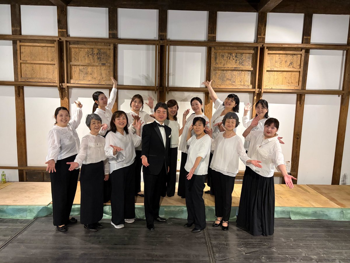 EnsembleGAMA's tweet photo. 蔵シックコンサート、多くのお客様にお越しいただき無事盛会のうちに終了することができました。
練習の成果がとてもよくあったところ、中々できなかったところもございましたが大変楽しく歌うことができました😆

疲労が！すごい！（）！ https://t.co/ZIzGy9EGMW