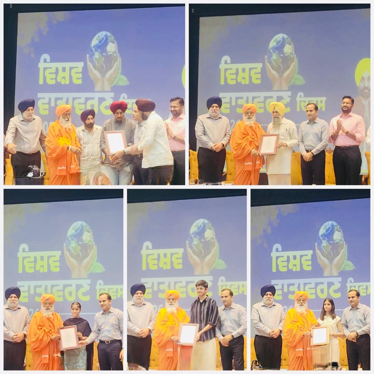 PSCST_GoP's tweet photo. Celebrating Punjab’s Grassroots innovators! 8 GRIs  felicitated at #WorldEnvironmentDay by @SantSeechewal63, Hon. MP—Rajya Sabha &amp; Secretary STE GoP, @PSCST_GoP &amp; @nifindia  initiative continues to inspire &amp; empower community-driven solutions to local challenges. https://t.co/obl3IYEWSp