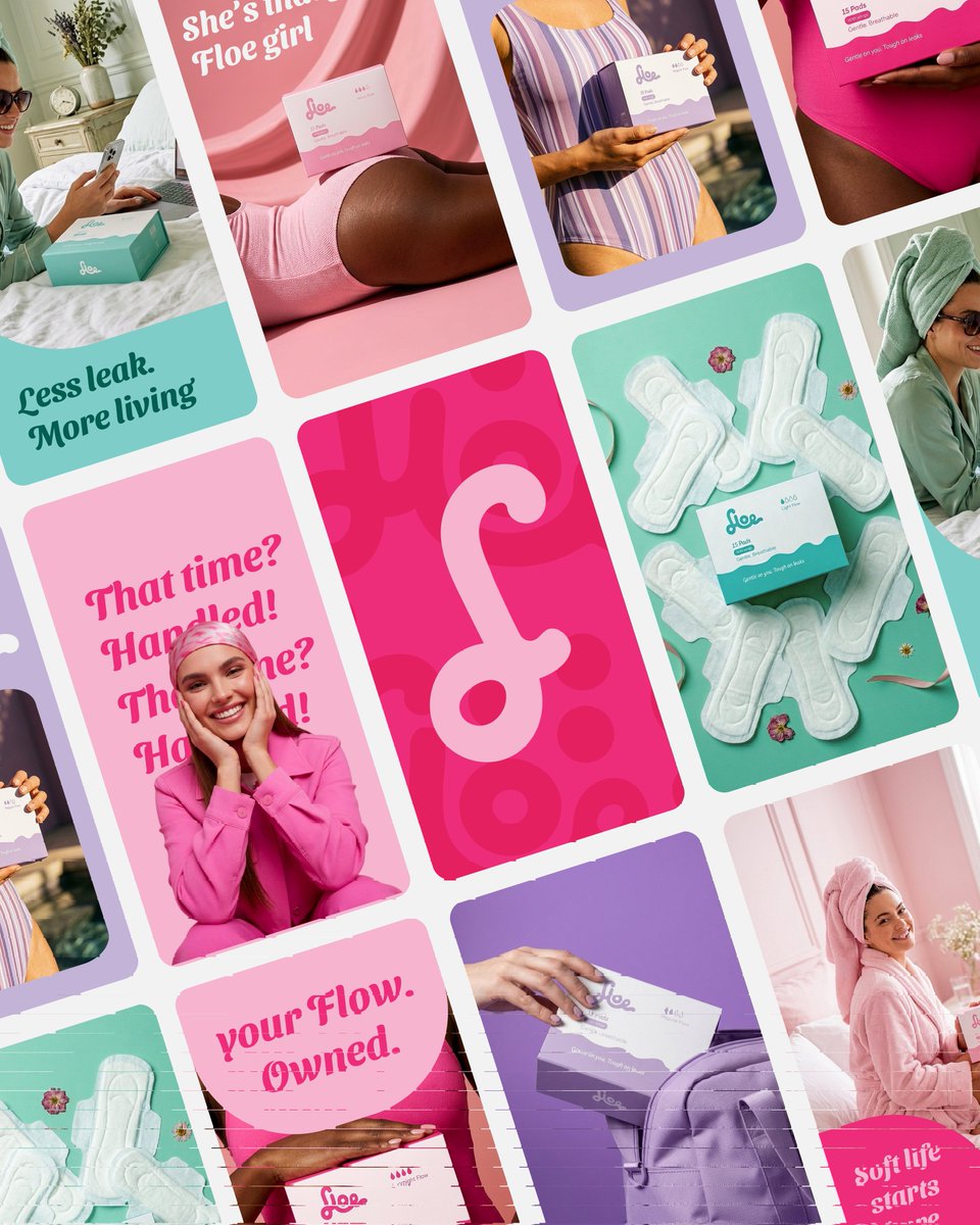 oddbird_visuals's tweet photo. This is why brand identity is not the same as a logo. When the colours, type, mark, packaging, and patterns all feel connected,  that's a brand system. 

Introducing Floe!

#branddesign #brandidentitydesign #visualdesign #logodesign https://t.co/HzU6mEjxRA