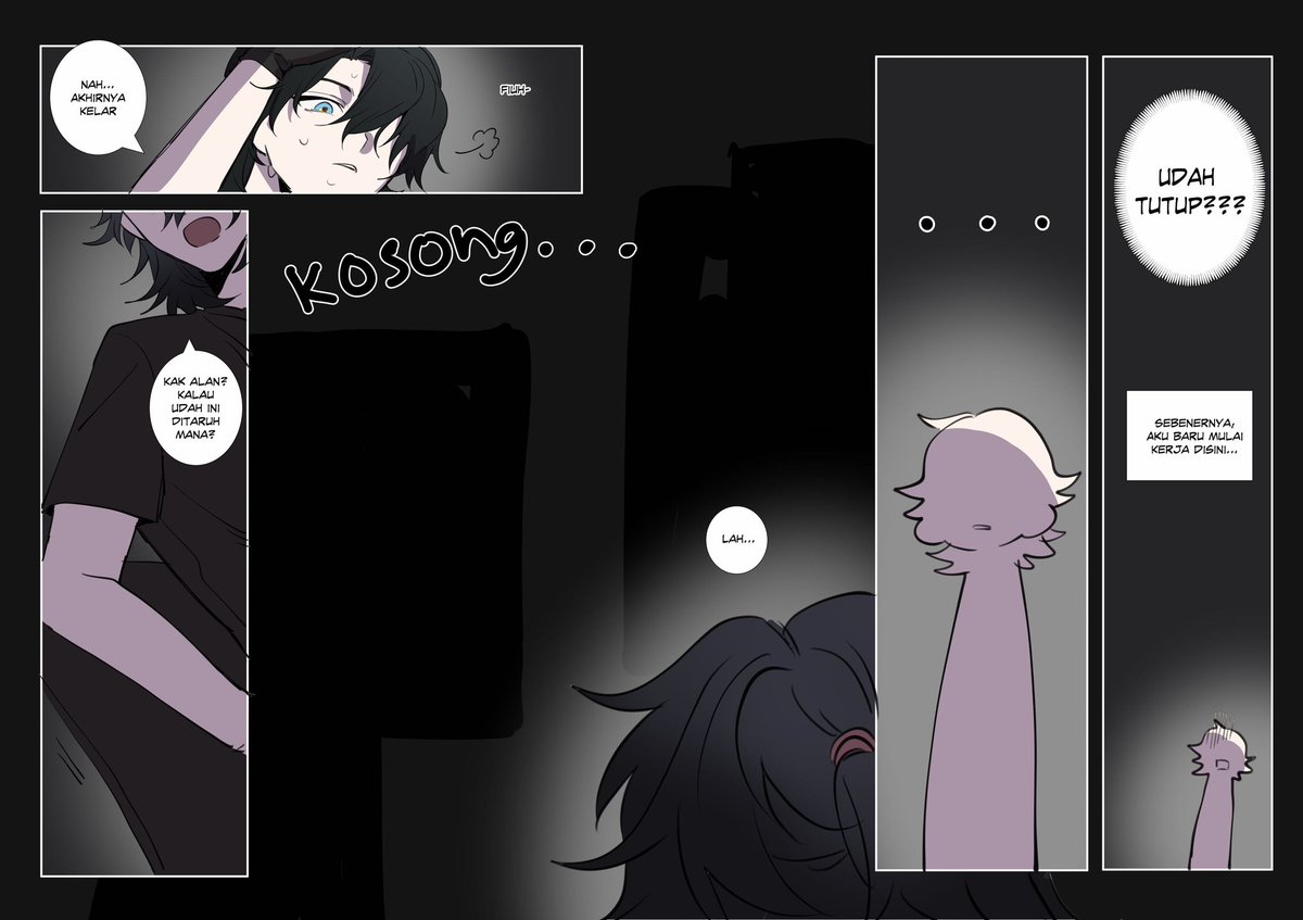 klenger_crew's tweet photo. Episode 1 : Karyawan Baru

Lika liku kerja di tempat baru🥀 [ pov rangga ]
#klenger_crew #originalcharacter https://t.co/tYYEaxMikl