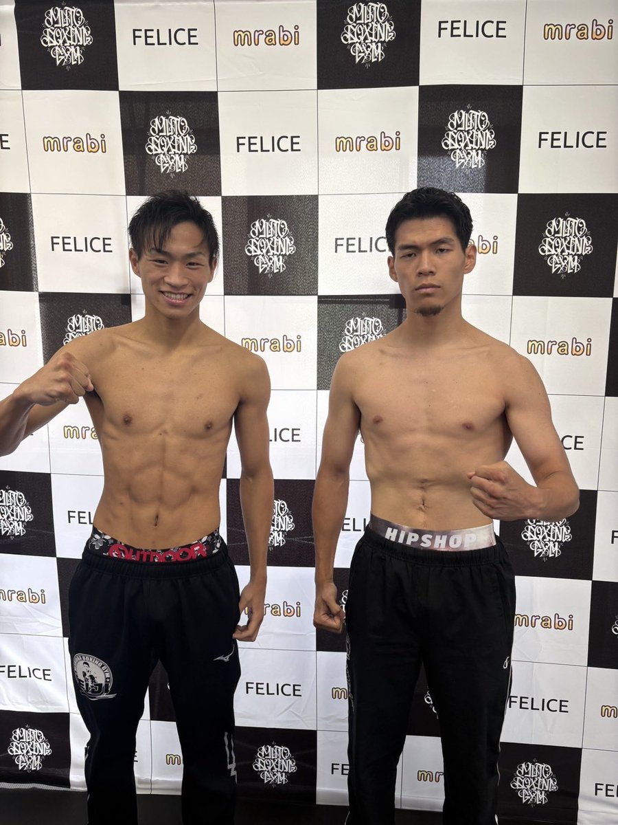Toketa30's tweet photo. 計量クリア🙏

会場に来られない方は、
YouTube 六島ボクシングチャンネルで
ライブ配信されるのでチェックしてください✅

必ず勝ちます！
応援よろしくお願いします🔥 https://t.co/EssmY0MRS8