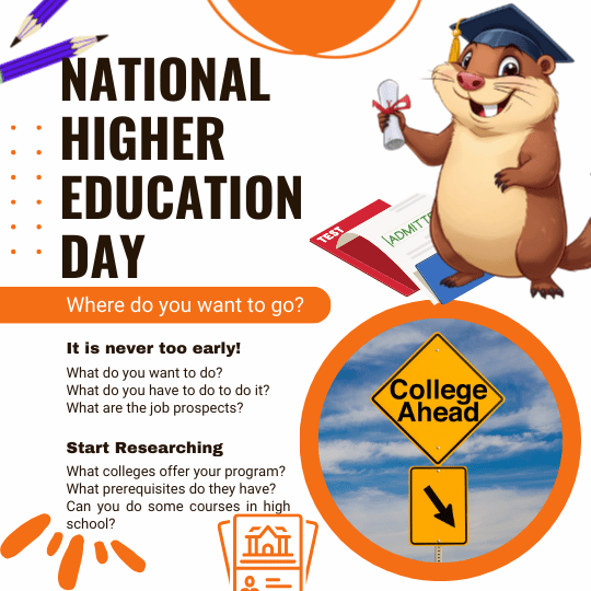 stonemms's tweet photo. Today is National Higher Education Day! https://t.co/js4AAKArF2