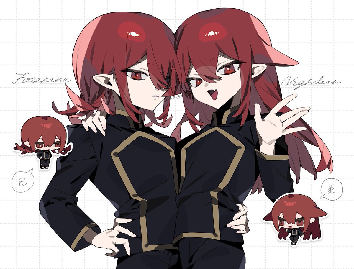 uzisany's tweet photo. 双子ﾋﾟｸﾁｬ~再掲など　🦑多め https://t.co/SgyhNpA7m3