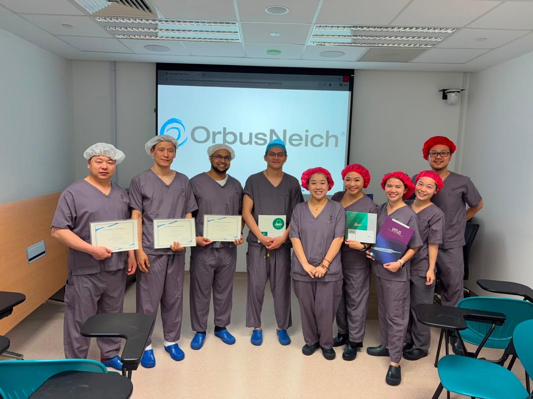 OrbusNeich's tweet photo. 🫀 SKH Peripheral Endovascular Workshop 2026 brought together physicians from Mongolia and Malaysia for hands-on learning in peripheral intervention and CTO techniques.​

⭐ #JADE2™ 300mm Ultra-Long Balloon demonstrated excellent deliverability and efficiency.​

#OrbusNeich #PTA https://t.co/uIDqPL1gLi