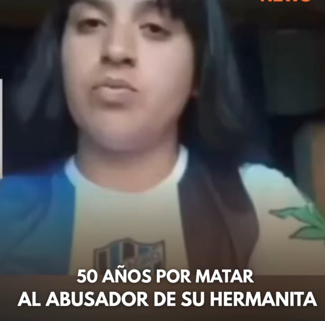 argentifosi_'s tweet photo. él es un inimputable pero a la piba de 17 que mató de +100 puñaladas al tío porque abusadaba de su hermanita de 4 años recibió 50 años https://t.co/7g76FnFAZy