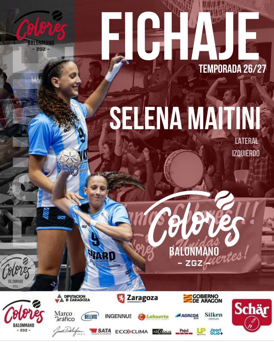 cbmcolores's tweet photo. 🆕 FICHAJE
Selena Maitini reforzará el lateral izquierdo del Schär Colores la próxima temporada. Selena, de 20 años, viene de ascender con @BMPozueloCva y es internacional en categorías inferiores con La Garra. ¡Bienvenida!
💻 https://t.co/n7Y37LvBQR https://t.co/KM7pwM0jCk