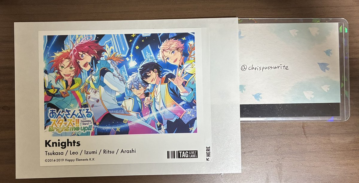 chrispusswrite's tweet photo. ゆるぼ交換・譲渡
あんスタ サントリー缶 シール

譲 Knights
求 ESストアポスター(画像参照)または同種流星隊

検索からもお気軽にお声がけください。
よろしくお願い致します。 https://t.co/M6PX7IzpHI