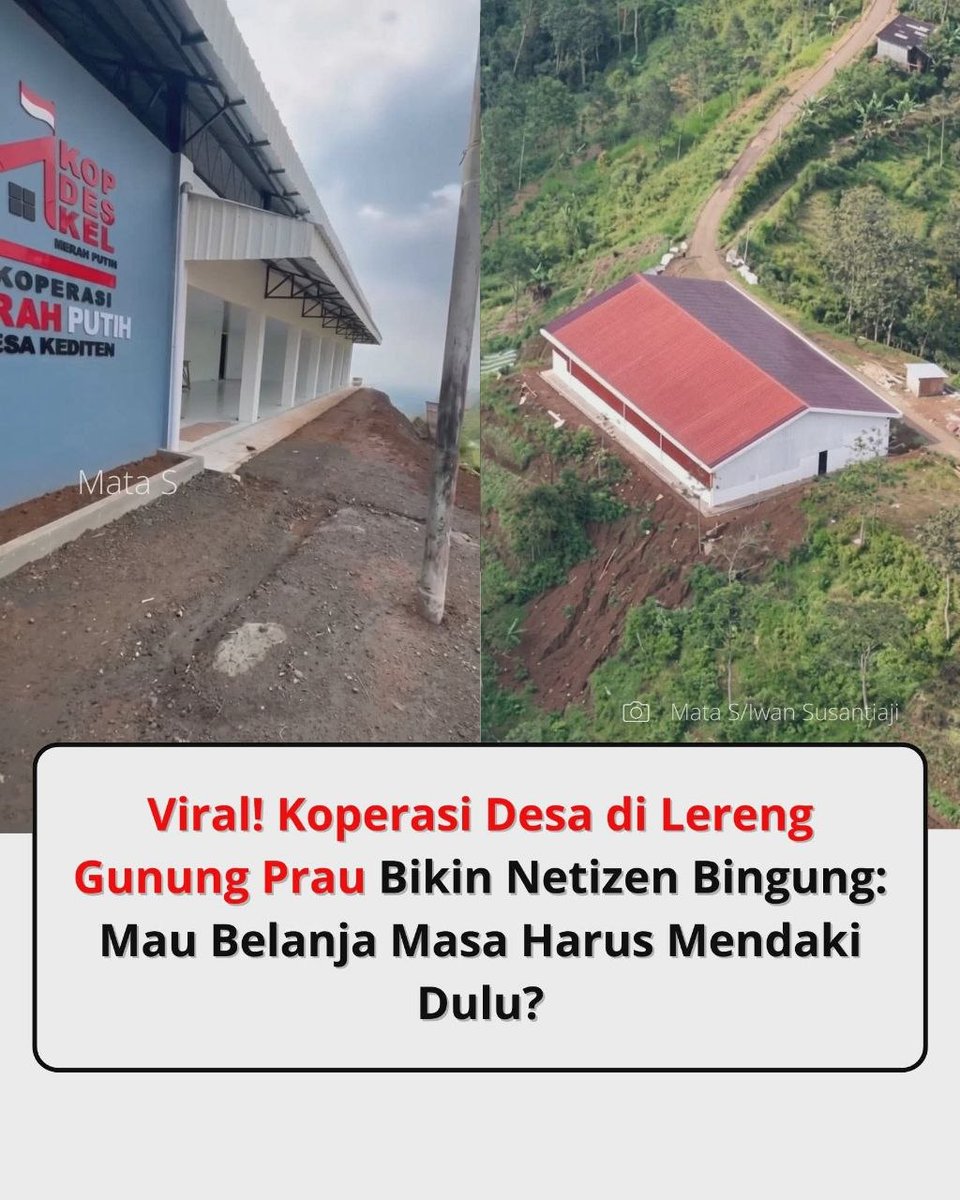 octajo__'s tweet photo. Mau belanja minyak goreng aja berasa lagi muncak ke Prau. Fisik harus prima, mental harus baja. Niat hati gerakin ekonomi warga desa, eh lokasinya malah bikin warga mikir dua kali buat belanja. Ini koperasi apa jalur pendakian? 😭

=====
King Indo 66 Juta Tolak Akses  #TimnasDay https://t.co/TKz9b443M3