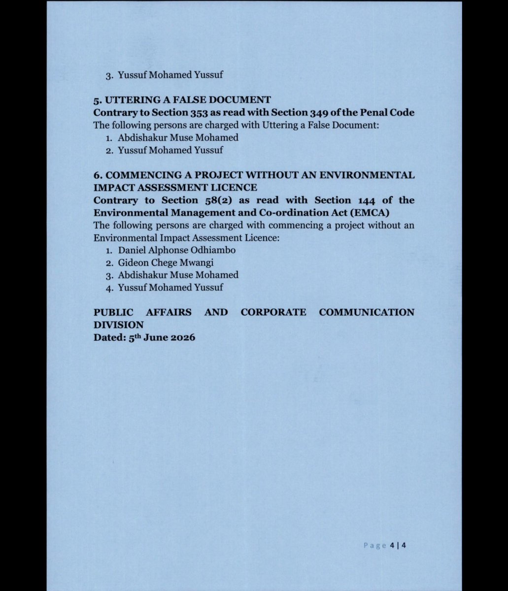 ahmednasirlaw's tweet photo. Good job Bwana @ODPP_KE ... https://t.co/FPCZG2tZ2A