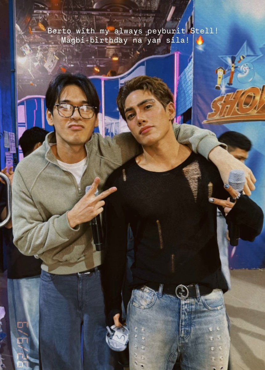 VirtuosoNase's tweet photo. Stell with Wilbert!! Waaaaaaa 

STELL RADIATES ON SHOWTIME
@stellajero_ #Stell
#STELLarShowtimeHost https://t.co/KWpX6V6H0v