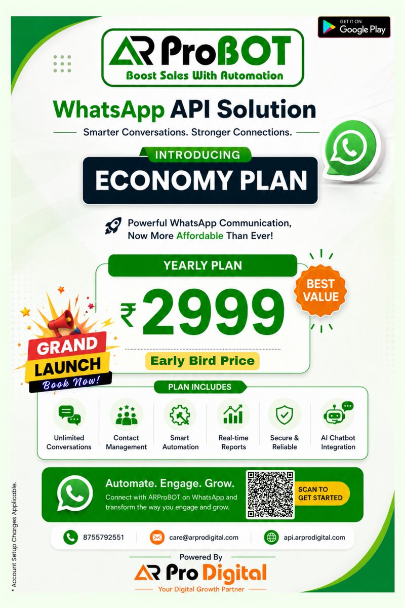 arprodigital's tweet photo. #WhatsAppAPI 
#ARProBOT
#ARProDigital
#ARProCRM https://t.co/HHkvQBL0sG