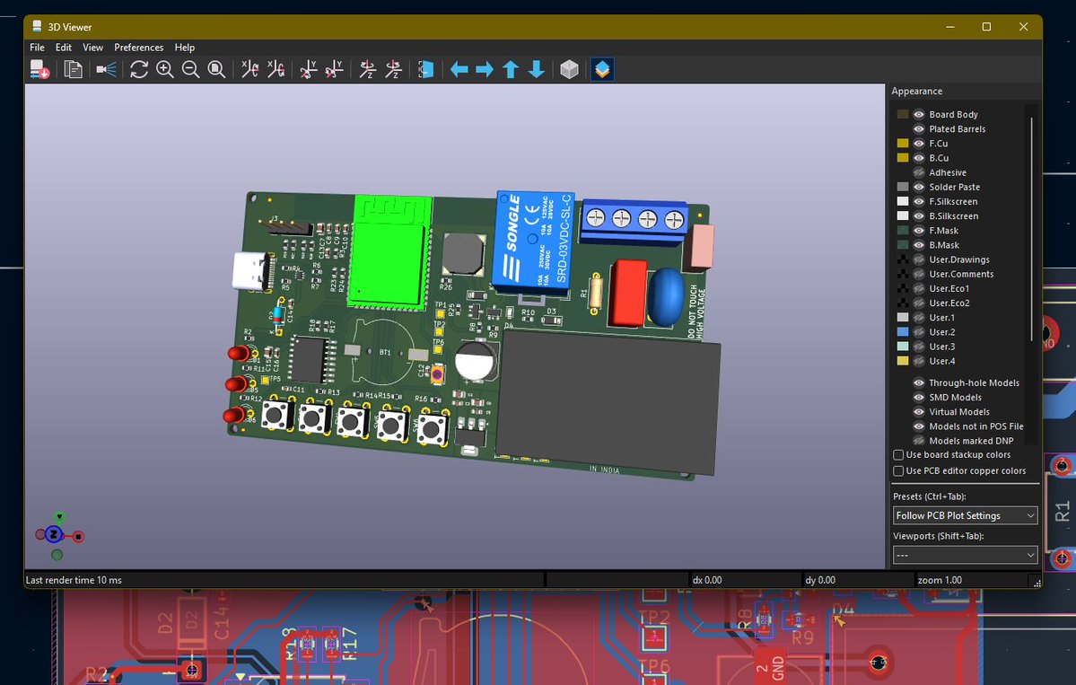 Naive_enough's tweet photo. FINALLY DONE WITH MY FIRST PCB DESIGN. 
HOW IS IT?

LEARNED A LOT! 

🫡 https://t.co/TmH6JrJuOl