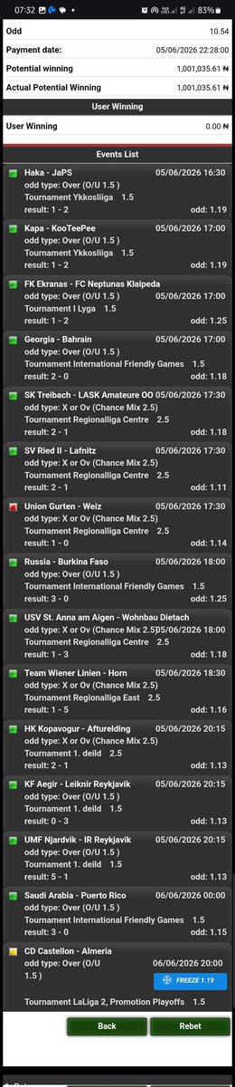 woozzaabets's tweet photo. Heartbroken 💔 💔💔

Cut 1 on all three 1️⃣0️⃣+ Odds ACCAs

1️⃣0️⃣+ Odds Over 1.5 FT Goals Accumulator 😪

1️⃣0️⃣+ Odds Favourites to Win Either Half 😢

1️⃣0️⃣+ Odds Second Half 1-3 Goals Combo 😪

3M+ denied again 💔💔💔 https://t.co/XGVzGnibVH