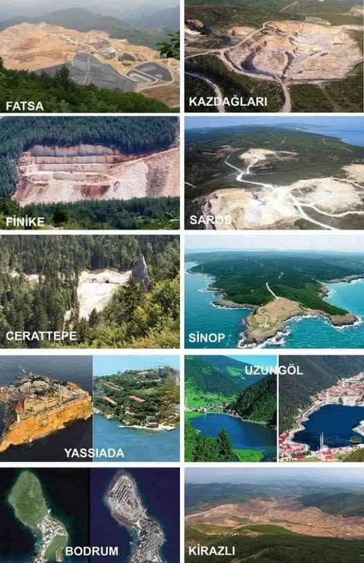 Dede38__'s tweet photo. NEYİN MÜCADELESİNİ VERDİĞİMİZİ HALA ANLATAMADIK MI BAZILARINA?!
ÜLKEMİZ KÜRESEL ŞİRKETLER ÜZERİNDEN TALAN EDİLİYOR! YERALTI KAYNAKLARIMIZIN %90'INDAN FAZLASI SÖMÜRGECİ ÜLKELERİN KASASINA GİDİYOR!
BİZ NE MADENE NE MADENİN ÇIKARILMASINA KARŞIYIZ, BİZ MADENLERİN ÇIKARILIŞ ŞEKLİNİ YANİ DOĞA TALANINA KARŞIYIZ. DÜNYADA BİRÇOK ÖRNEĞİ OLAN EKOLOJİK MADENCİLİK YAPILABİLİR ÜLKEMİZİN DOĞAL ZENGİNLİKLERİ ÖRNEĞİN AKBELEN'DE OLDUĞU GİBİ 20 YILLIK KÖMÜR İÇİN BİN YILLIK ORMANLARIMIZ KUŞAKTAN KUŞAĞA GEÇEN ZEYTİN TARIMIMIZ SULARIMIZ HAVAMIZ KİRLETİLMEMELİ BUNUN GERİ DÖNÜŞÜ YOK!
VATAN DİYE BİR DERDİ OLANLAR BU YIKIMLARA, TALANLARA, TELAFİSİ MÜMKÜN OLMYAN EKOLOJİK TAHRİBATA KARŞI EL-DİL BAĞLAYIP SUSABİLİR Mİ?!