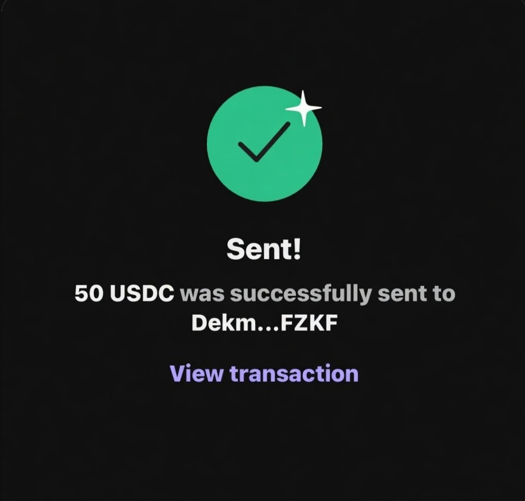 Txmasud's tweet photo. $200 USDC successfully  send 

Who's Next 📌 https://t.co/DW5LqmxYZ2