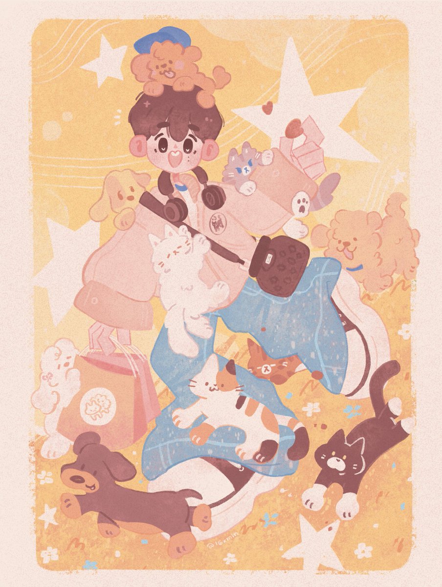 16xmin's tweet photo. 🐶🐱⭐️

#도겸 #DOKYEOM https://t.co/tR29rjzpWs