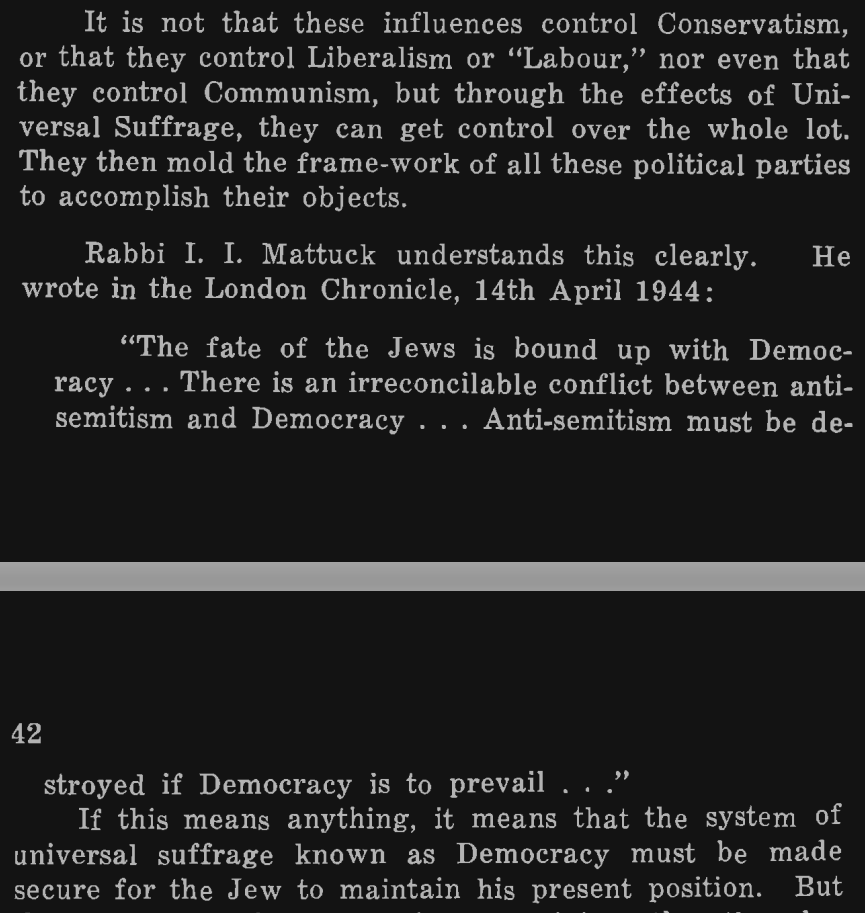 JFIsTheName's tweet photo. The jewish War of Survival -  Arnold Leese https://t.co/Wq0sRh1x2c