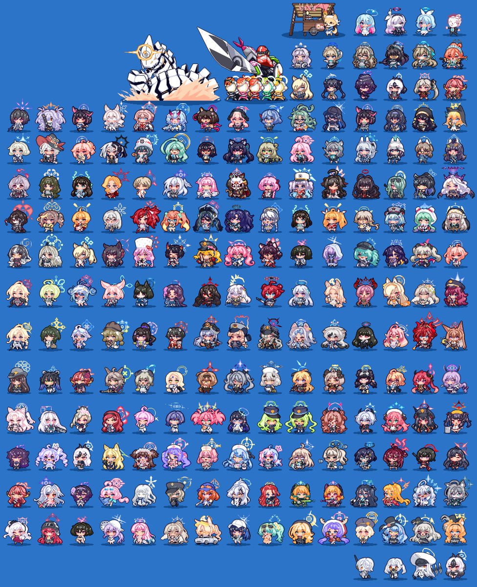 Rode_Jart's tweet photo. Day 195 -ソフ                                 

#BlueArchive #블루아카 #ブルアカ #pixelart #ドット絵 https://t.co/r7kokG7Ybv