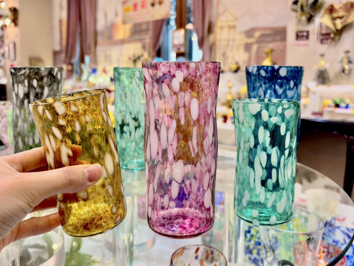 北一ヴェネツィア美術館 ミュージアムショップ】 素敵なグラスが