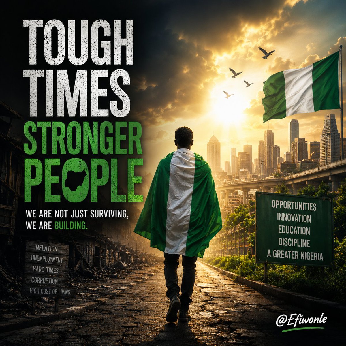 Efiwonle's tweet photo. We are not just surviving. We are preparing for a better Nigeria. 🇳🇬
Demand for a better Nigeria 🇳🇬 😤 https://t.co/uGMkfByp3l